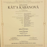 Káťa Kabanová - Teatro di San Carlo, Neapol 2018
